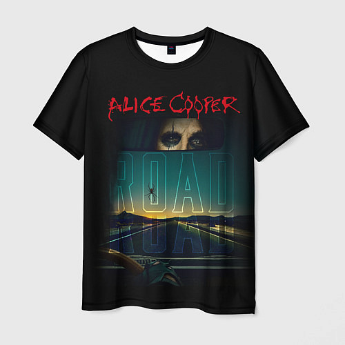 Мужская футболка Album road Alice Cooper / 3D-принт – фото 1