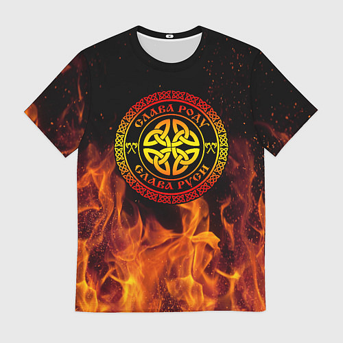 Мужская футболка Слава роду / 3D-принт – фото 1