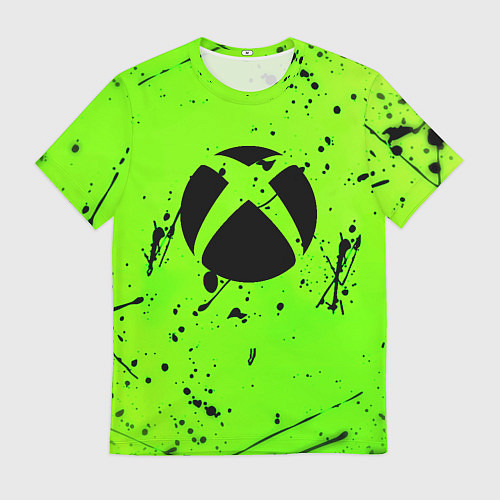Мужская футболка Xbox кислотный стиль / 3D-принт – фото 1