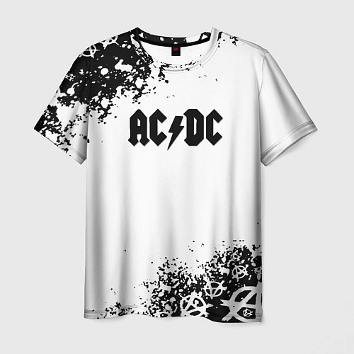 Мужская футболка AC DC anarchy rock / 3D-принт – фото 1