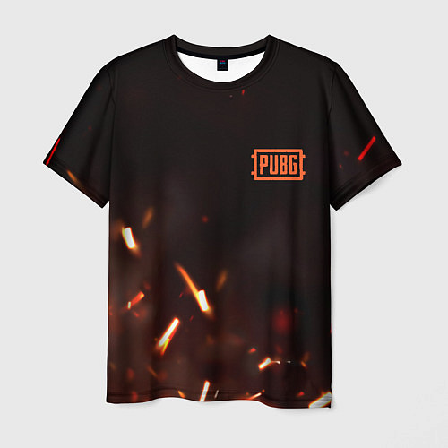 Мужская футболка PUBG fire war / 3D-принт – фото 1