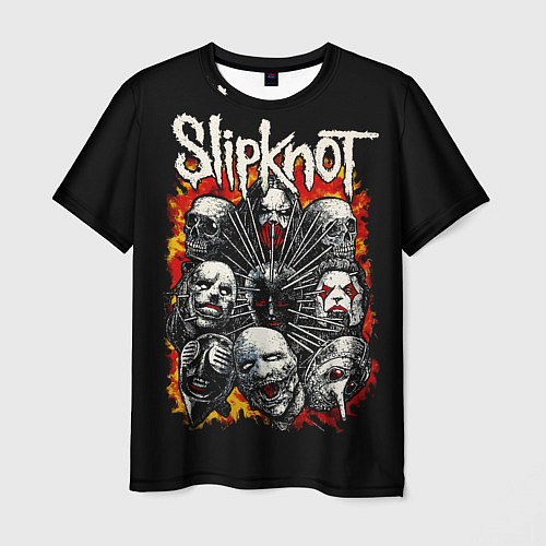 Мужская футболка Slipknot метал-группа / 3D-принт – фото 1