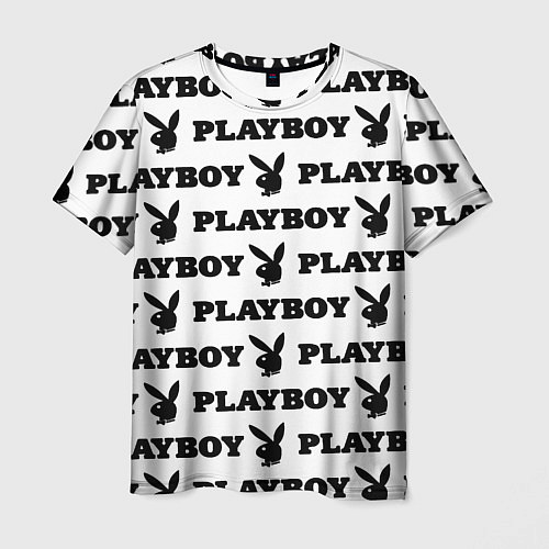 Мужская футболка Playboy rabbit / 3D-принт – фото 1