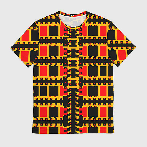 Мужская футболка Королевские квадраты / 3D-принт – фото 1