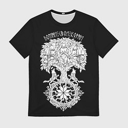 Мужская футболка Славянские воины - помни свои корни