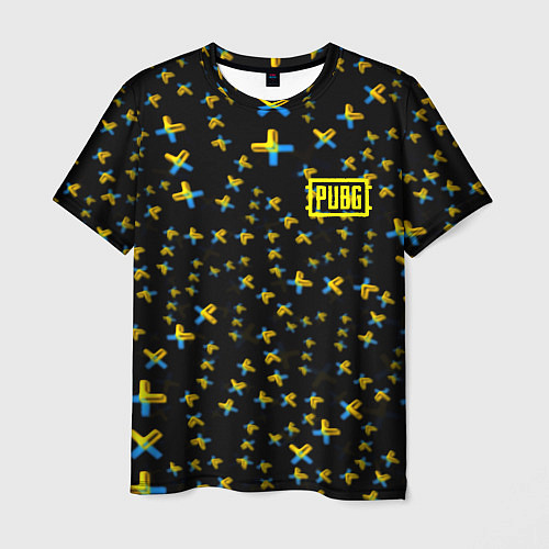 Мужская футболка PUBG sticker games / 3D-принт – фото 1