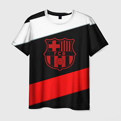 Футболка мужская Barcelona stripes sport, цвет: 3D-принт