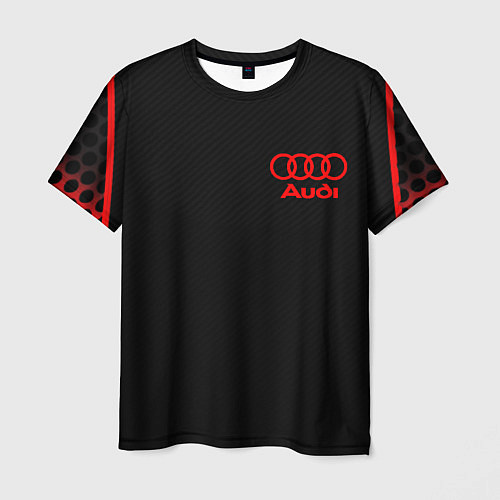 Мужская футболка Audi sport geometry / 3D-принт – фото 1