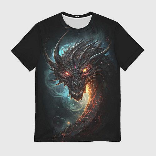 Мужская футболка Фэнтази дракон символ 2024 / 3D-принт – фото 1
