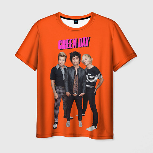 Мужская футболка Green Day trio / 3D-принт – фото 1