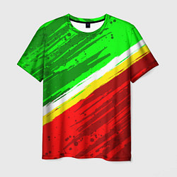 Футболка мужская Расцветка Зеленоградского флага, цвет: 3D-принт