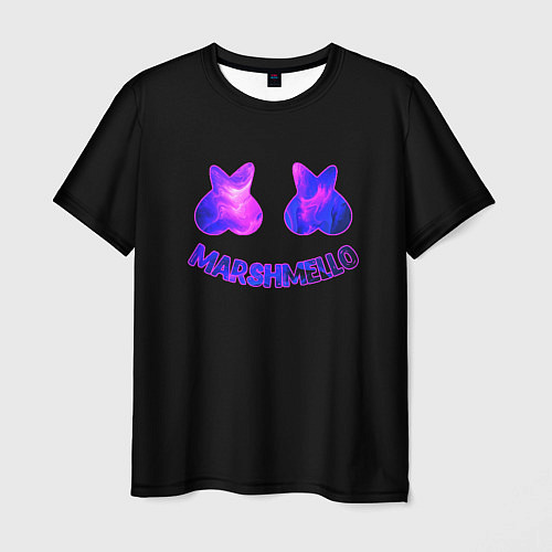 Мужская футболка Маршмелло клубная музыка / 3D-принт – фото 1