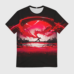 Мужская футболка Танец в последних лучах солнца