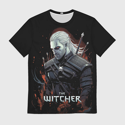 Мужская футболка Ведьмак Геральт из Ривии / 3D-принт – фото 1