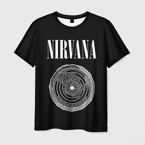 Мужская футболка Nirvana Inferno / 3D-принт – фото 1