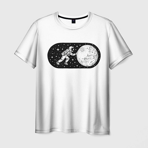 Мужская футболка Space on / 3D-принт – фото 1