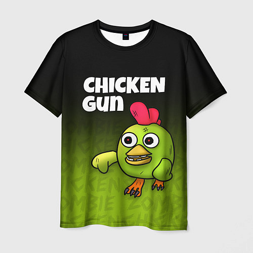 Мужская футболка Chicken Gun - Zombie Chicken / 3D-принт – фото 1