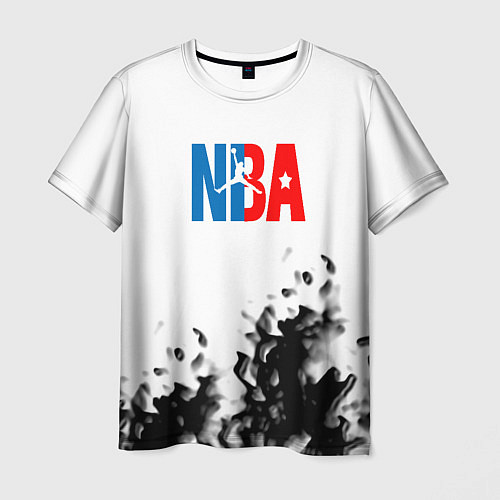 Мужская футболка Basketball краски / 3D-принт – фото 1