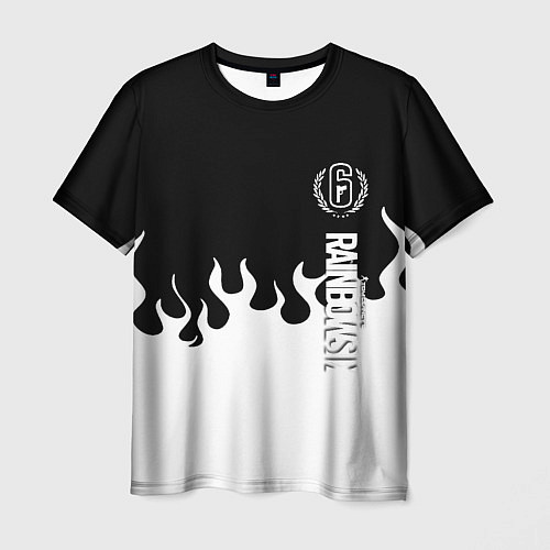 Мужская футболка Tom Clancy raimbow six fire / 3D-принт – фото 1