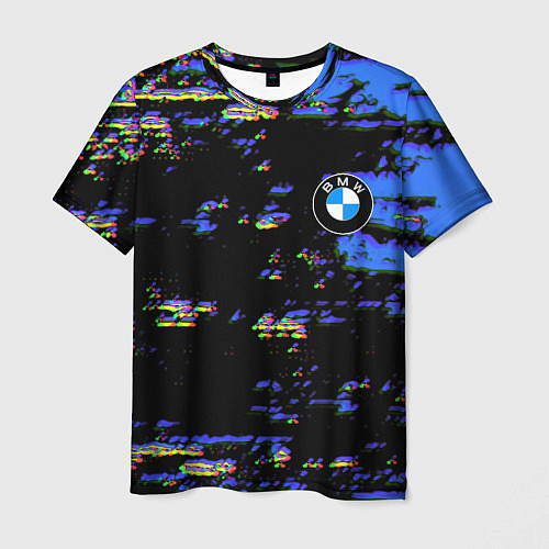Мужская футболка BMW краски абстракция / 3D-принт – фото 1