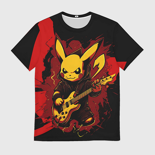 Мужская футболка Устрашаюший покемон с гитарой / 3D-принт – фото 1