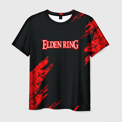 Мужская футболка Elden ring краски текстура / 3D-принт – фото 1