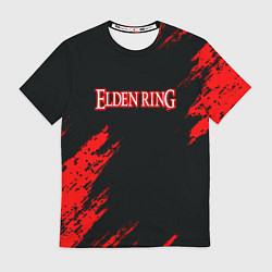 Футболка мужская Elden ring краски текстура, цвет: 3D-принт