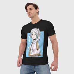 Футболка мужская Фрирен арт, цвет: 3D-принт — фото 2