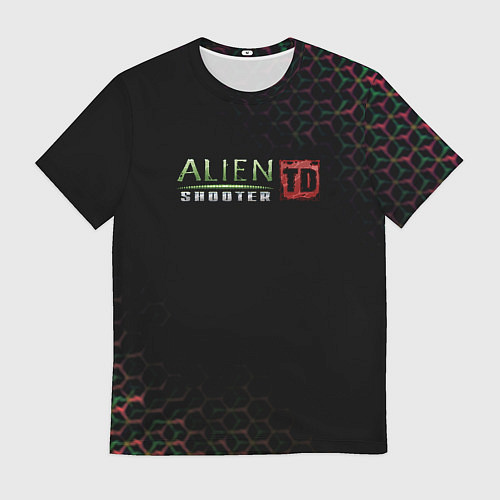 Мужская футболка Alien Shooter космос тема / 3D-принт – фото 1