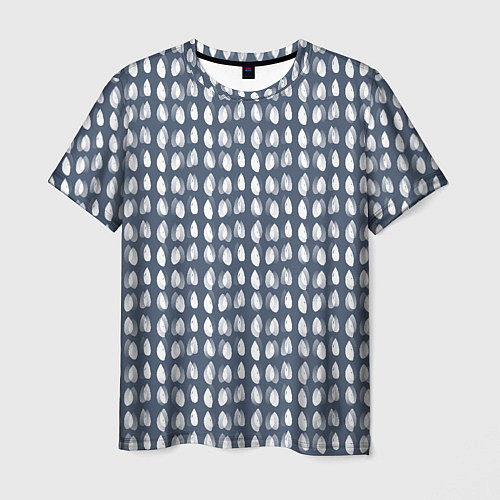 Мужская футболка Капли / 3D-принт – фото 1