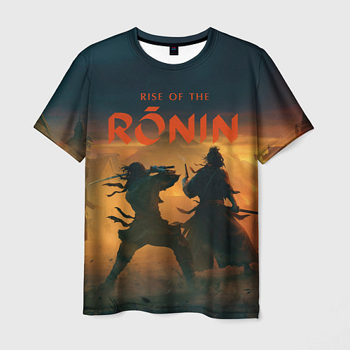 Мужская футболка Самураи rise of the ronin / 3D-принт – фото 1