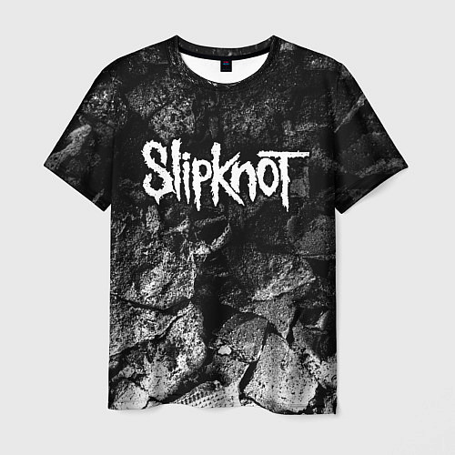 Мужская футболка Slipknot black graphite / 3D-принт – фото 1
