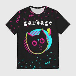 Футболка мужская Garbage - rock star cat, цвет: 3D-принт