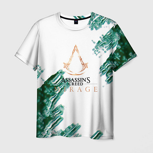 Мужская футболка Assasins creed mirage game pattern / 3D-принт – фото 1