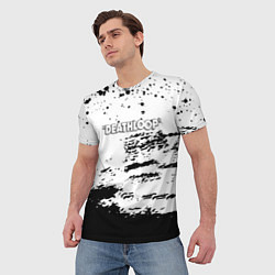 Футболка мужская Deathloop чёрные краски, цвет: 3D-принт — фото 2