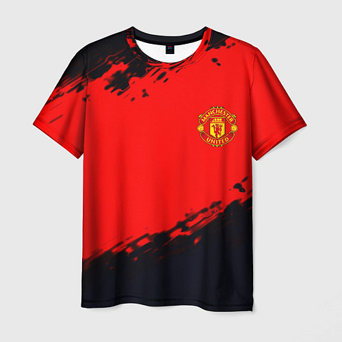 Мужская футболка Manchester United colors sport / 3D-принт – фото 1