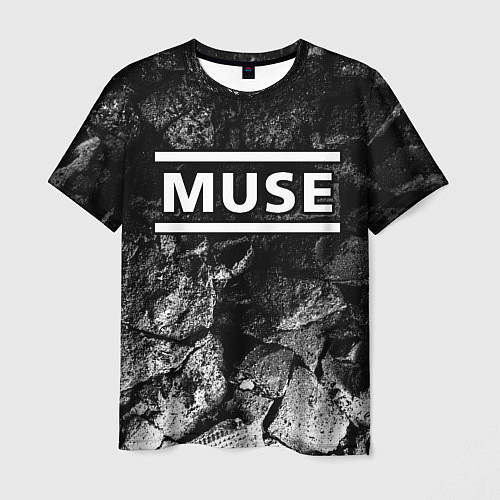 Мужская футболка Muse black graphite / 3D-принт – фото 1