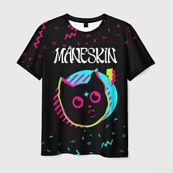 Футболка мужская Maneskin - rock star cat, цвет: 3D-принт