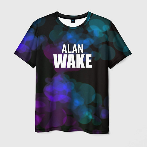 Мужская футболка Alan wake текстура / 3D-принт – фото 1