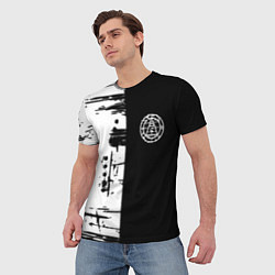 Футболка мужская Silent hill краски текстура гейм, цвет: 3D-принт — фото 2