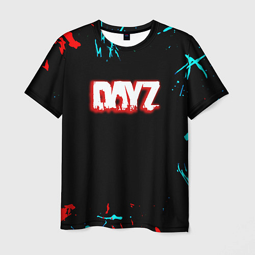 Мужская футболка DayZ краски / 3D-принт – фото 1