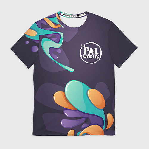 Мужская футболка Palworld graffity splash / 3D-принт – фото 1