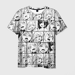 Мужская футболка Ahegao pattern