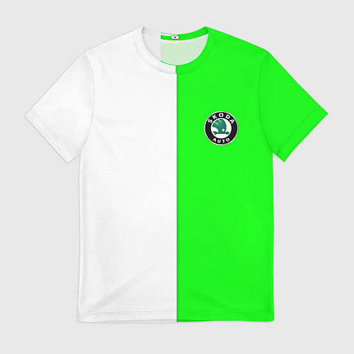 Мужская футболка Skoda спорт / 3D-принт – фото 1