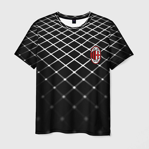 Мужская футболка Милан футбольный клуб / 3D-принт – фото 1