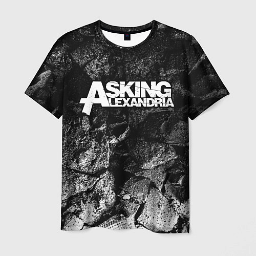 Мужская футболка Asking Alexandria black graphite / 3D-принт – фото 1