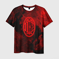 Футболка мужская Милан огненый стиль, цвет: 3D-принт