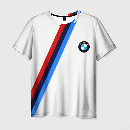 Мужская футболка BMW brend geometry sport / 3D-принт – фото 1