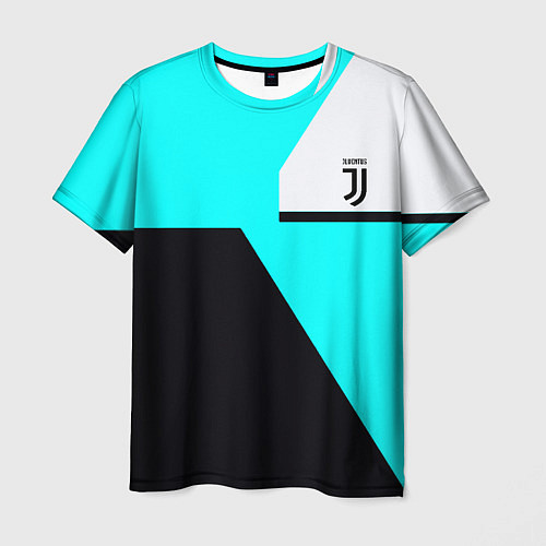 Мужская футболка Juventus sport geometry fc / 3D-принт – фото 1