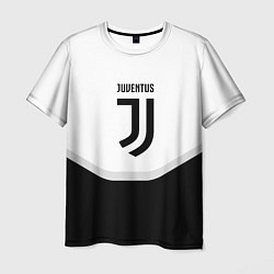 Футболка мужская Juventus black geometry sport, цвет: 3D-принт